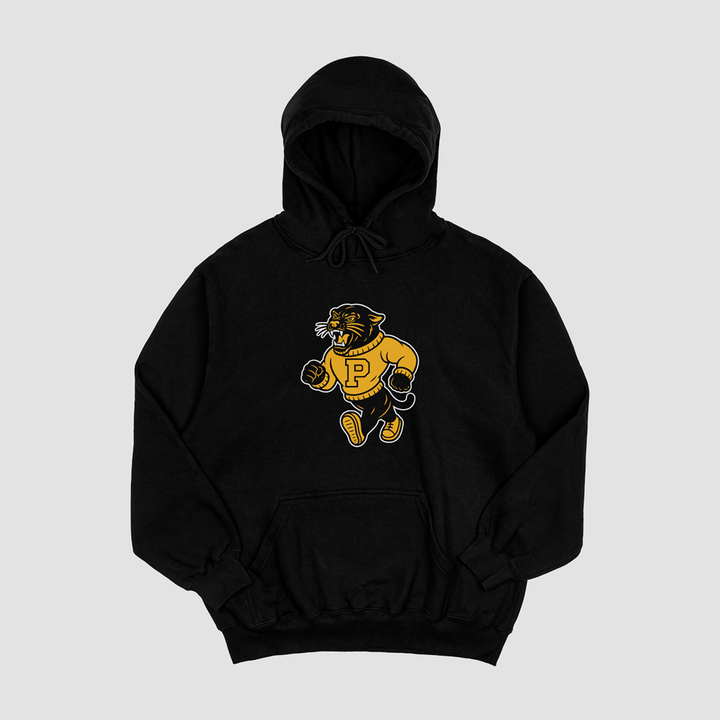 Paola Marching Panther Mascot Hooded Fleece