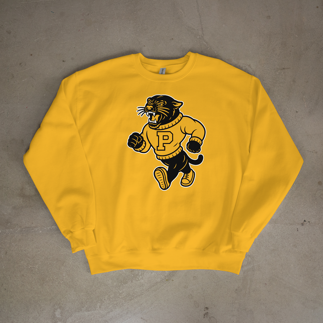 Paola Marching Panther Mascot Crewneck