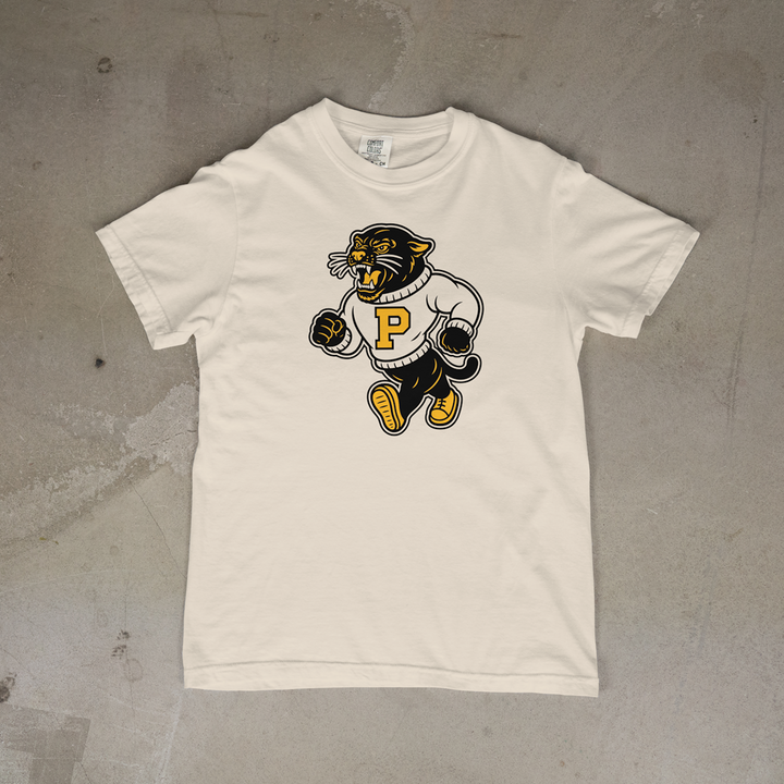Paola Marching Panther Mascot Comfort Colors® Short Sleeve Tee