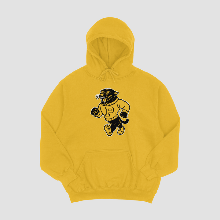 Paola Marching Panther Mascot Hooded Fleece