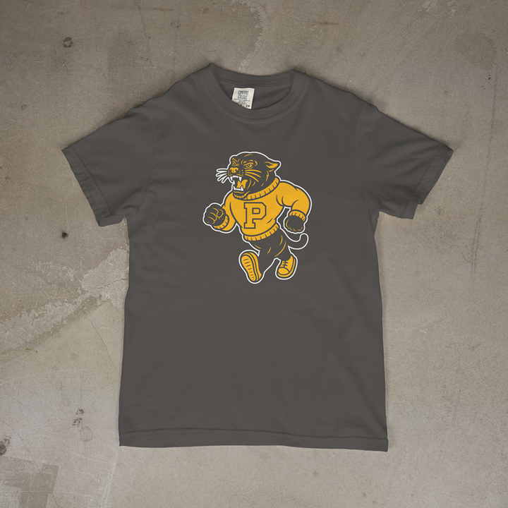 Paola Marching Panther Mascot Comfort Colors® Short Sleeve Tee