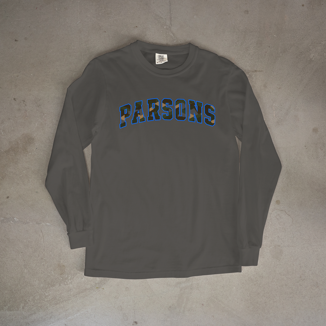 Parsons Camo Series Comfort Colors® Long Sleeve Tee
