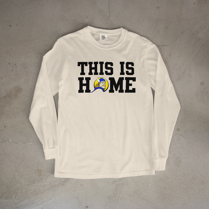 Parsons Vikings This Is Home Comfort Colors® Long Sleeve Tee