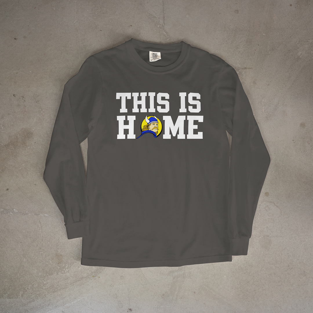 Parsons Vikings This Is Home Comfort Colors® Long Sleeve Tee