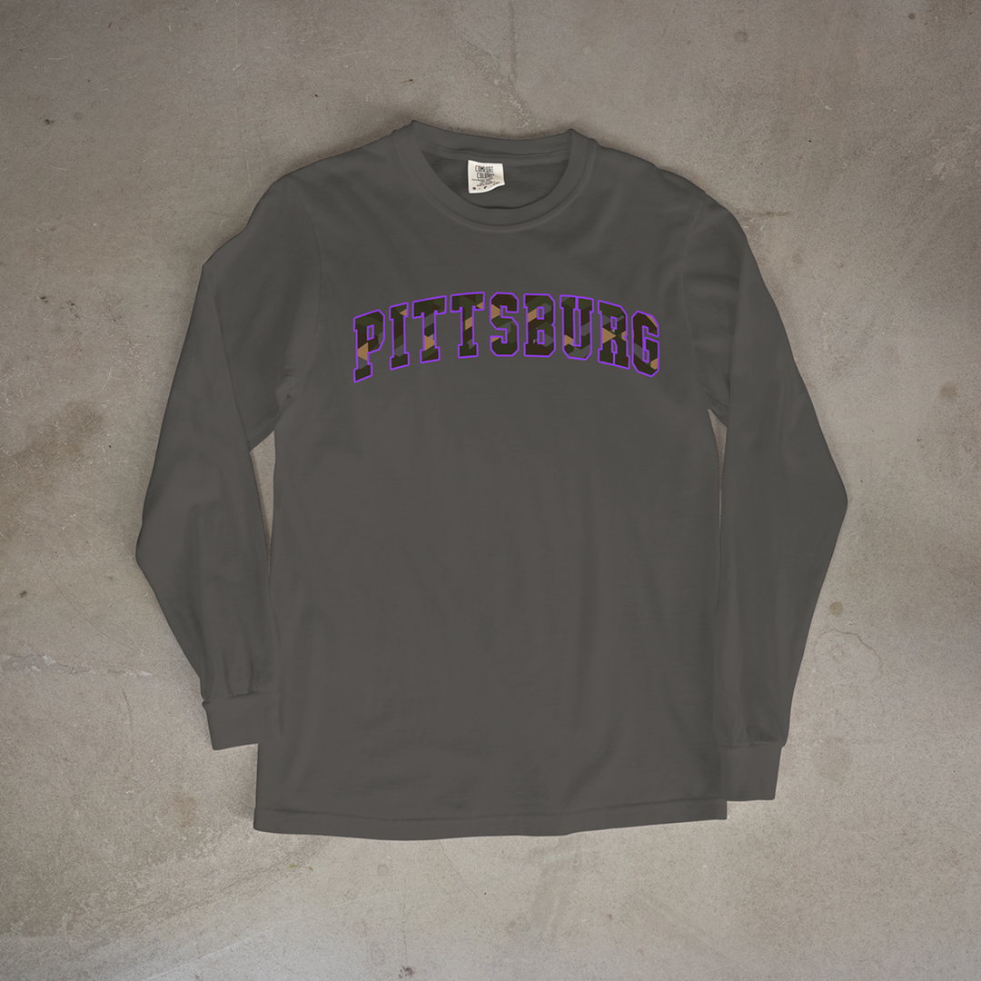 Pittsburg Camo Series Comfort Colors® Long Sleeve Tee