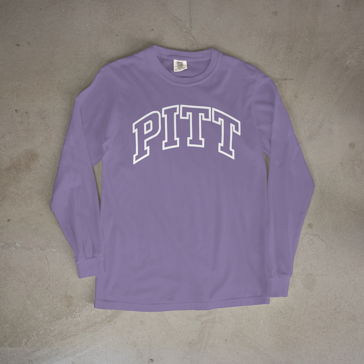 Pittsburg Wordmark Comfort Colors® Long Sleeve Tee