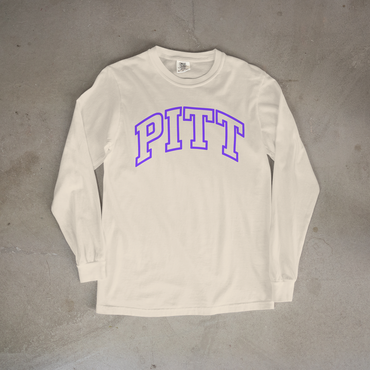 Pittsburg Wordmark Comfort Colors® Long Sleeve Tee