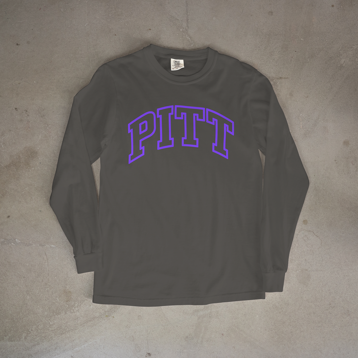 Pittsburg Wordmark Comfort Colors® Long Sleeve Tee