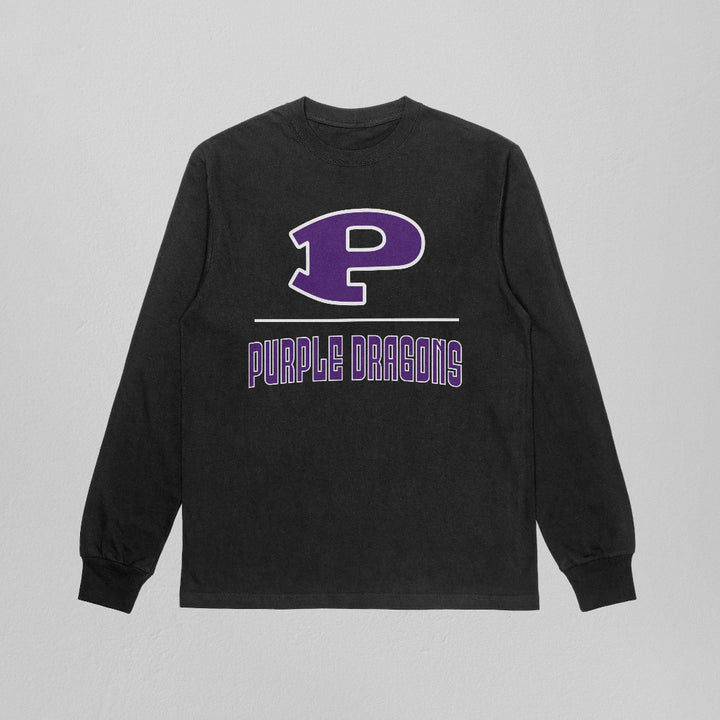 Pittsburg P Dragons Heavyweight Long Sleeve Tee