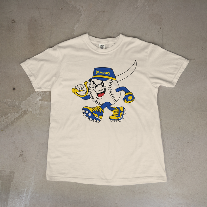Fort Scott Dragoons Full Color Mascot Comfort Colors® Short Sleeve Tee