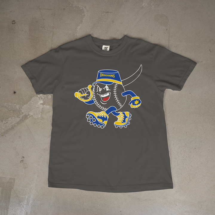 Fort Scott Dragoons Full Color Mascot Comfort Colors® Short Sleeve Tee