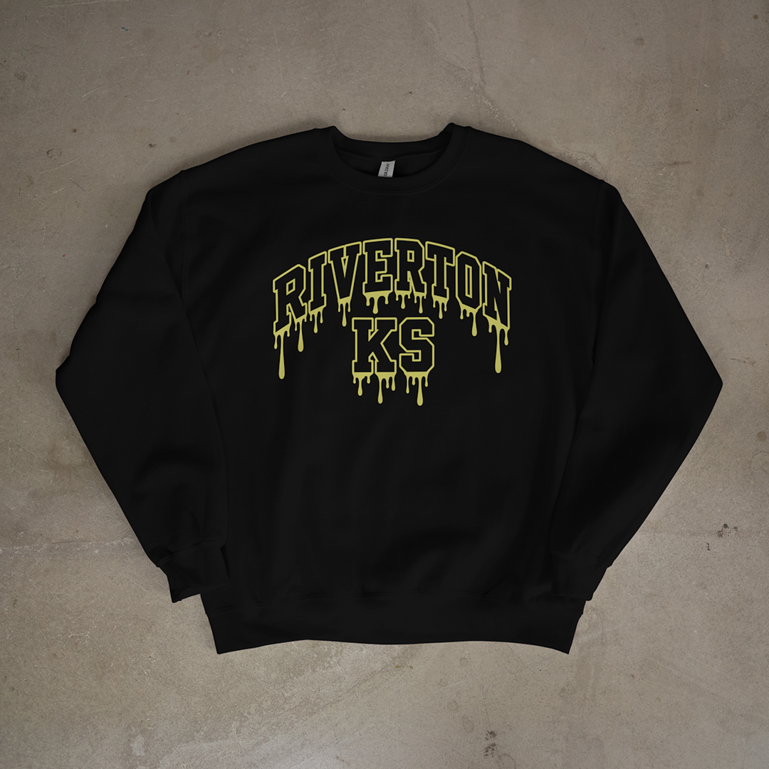 Riverton Drip Crewneck