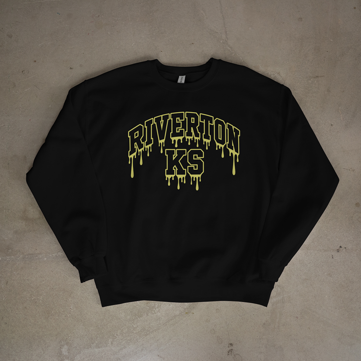 Riverton Drip Crewneck