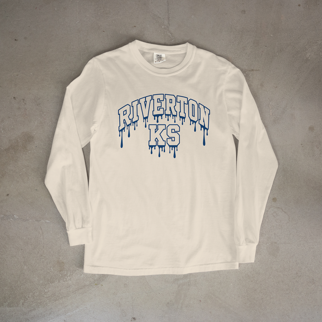 Riverton Drip Comfort Colors® Long Sleeve Tee