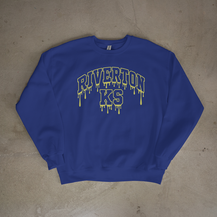 Riverton Drip Crewneck