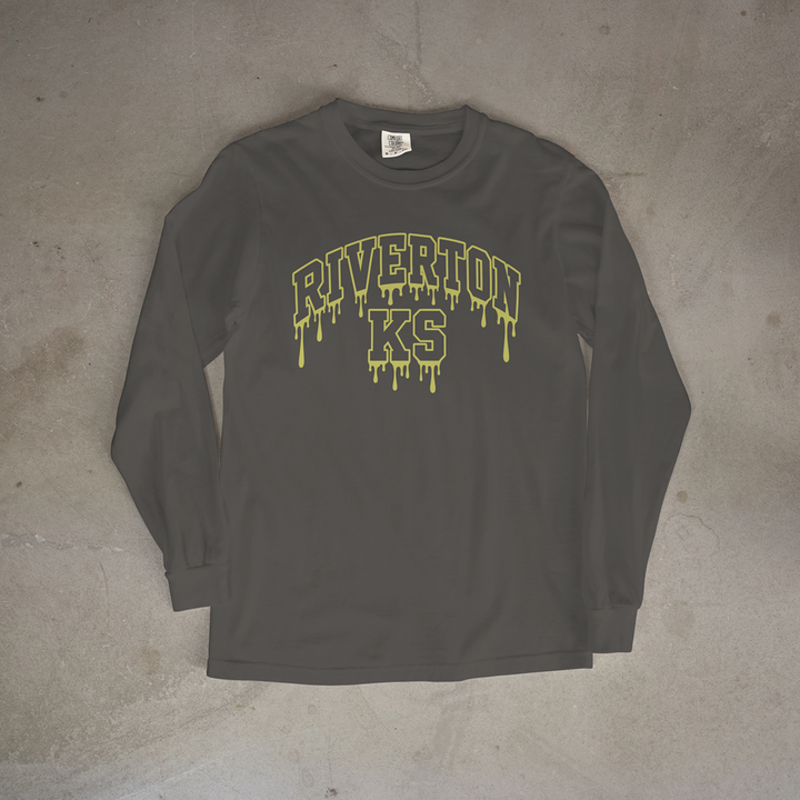 Riverton Drip Comfort Colors® Long Sleeve Tee