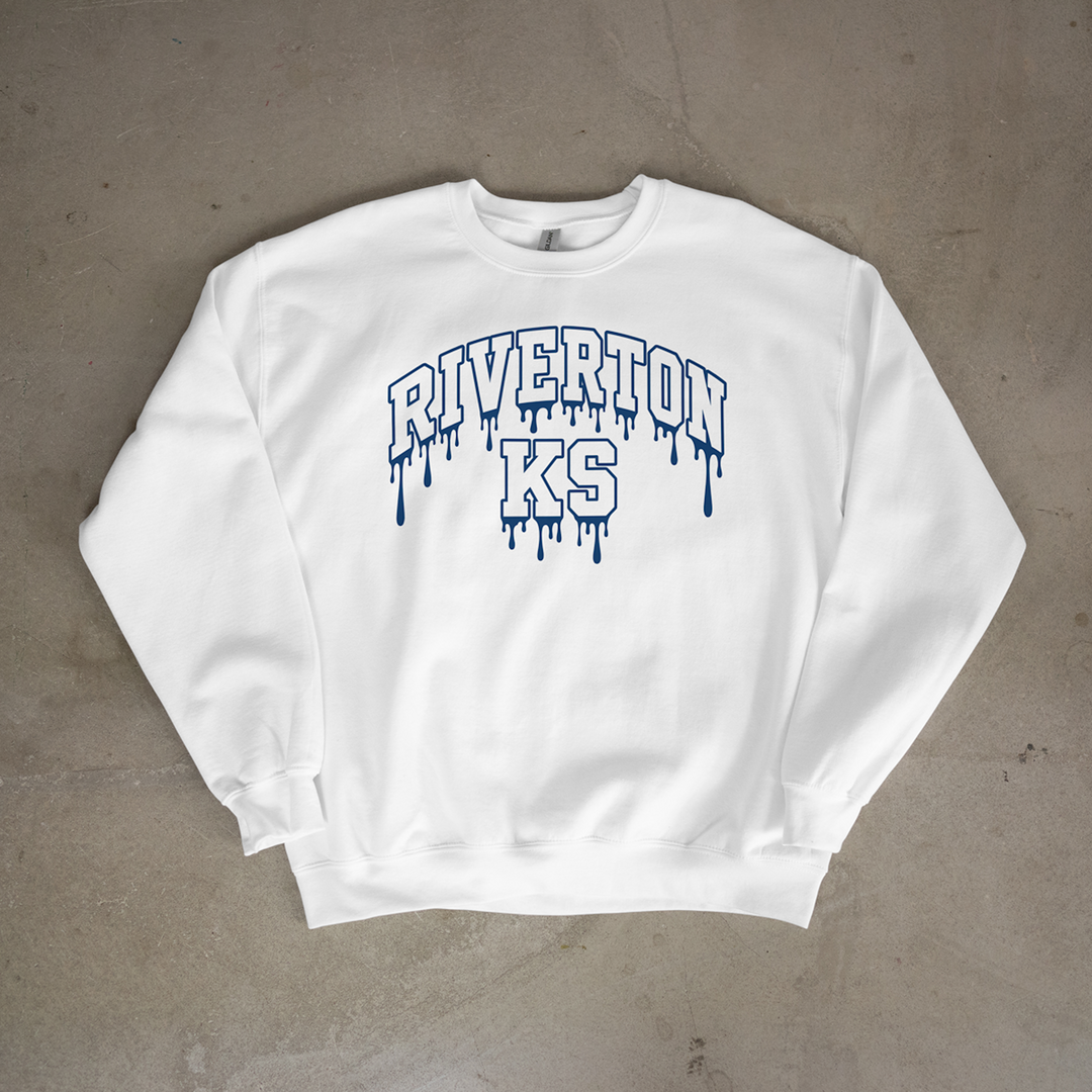 Riverton Drip Crewneck