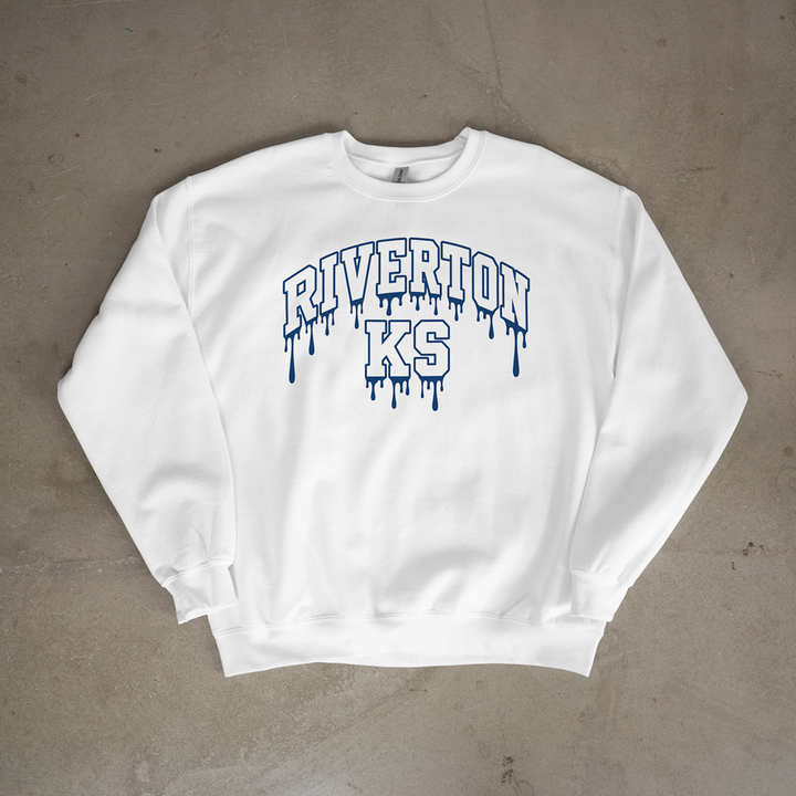 Riverton Drip Crewneck
