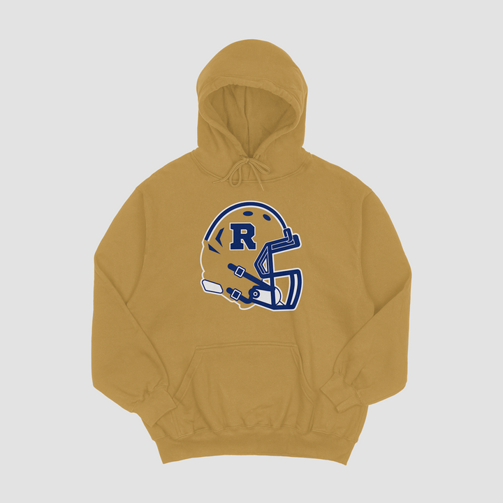 Riverton Rams Classic Helmet Hooded Fleece