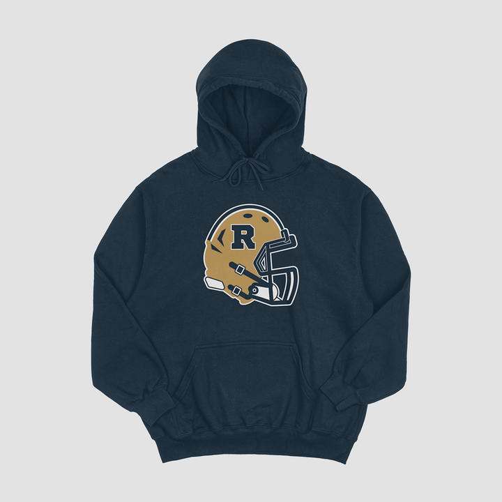 Riverton Rams Classic Helmet Hooded Fleece