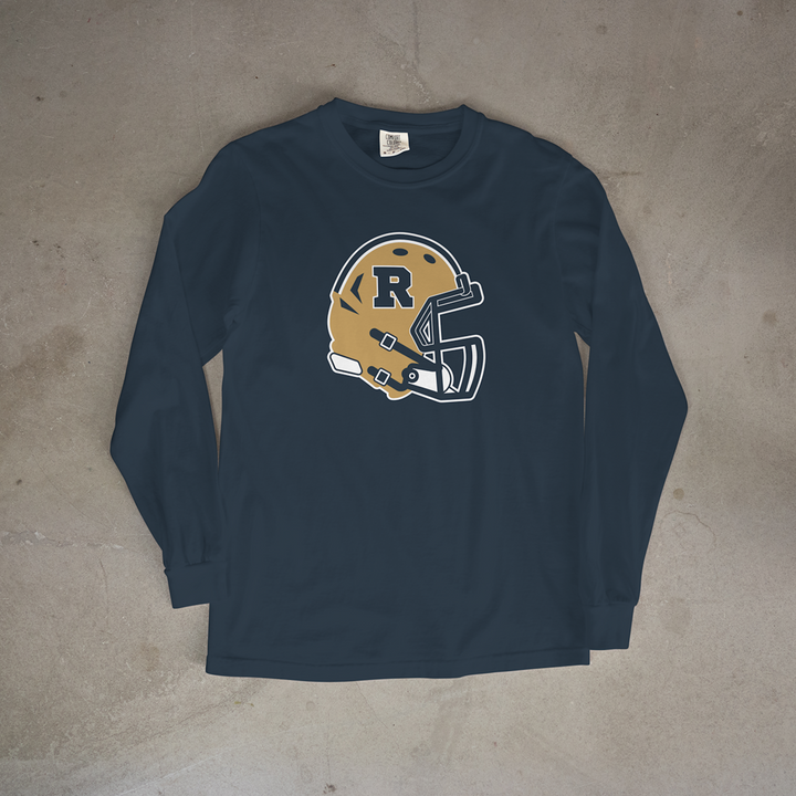 Riverton Rams Classic Helmet Comfort Colors® Long Sleeve Tee