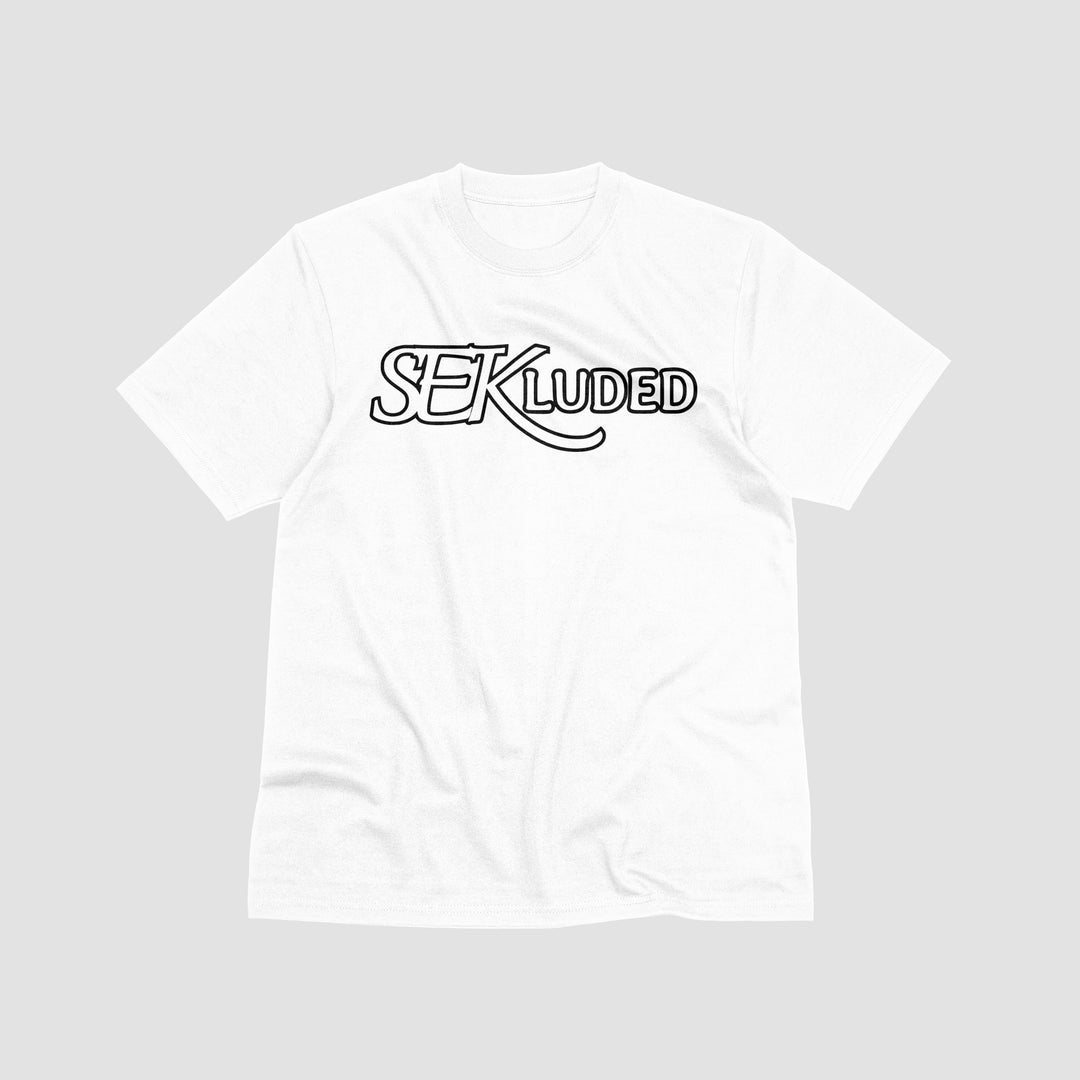 SEKLUDED Team Black & White Active Short Sleeve Tee