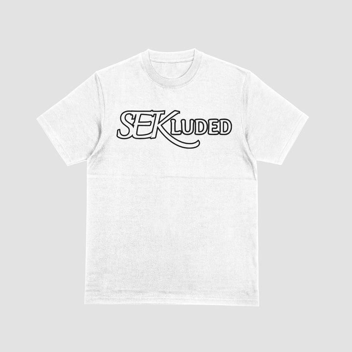 SEKLUDED Team Black & White Heavyweight Short Sleeve Tee