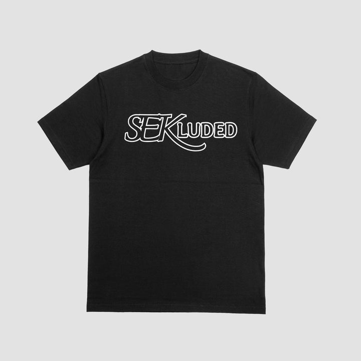 SEKLUDED Team Black & White Heavyweight Short Sleeve Tee
