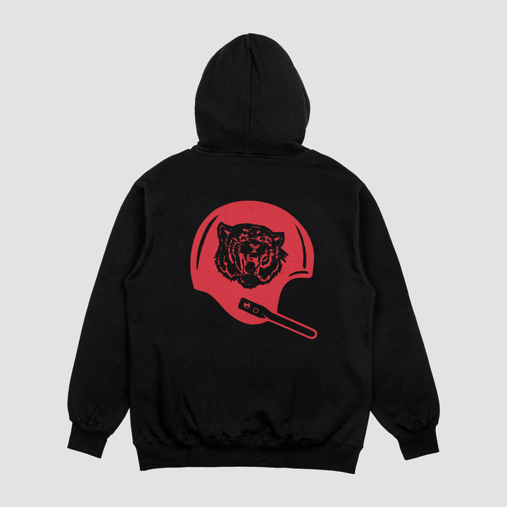 Fort Scott Football History Helmet Hooded Fleece