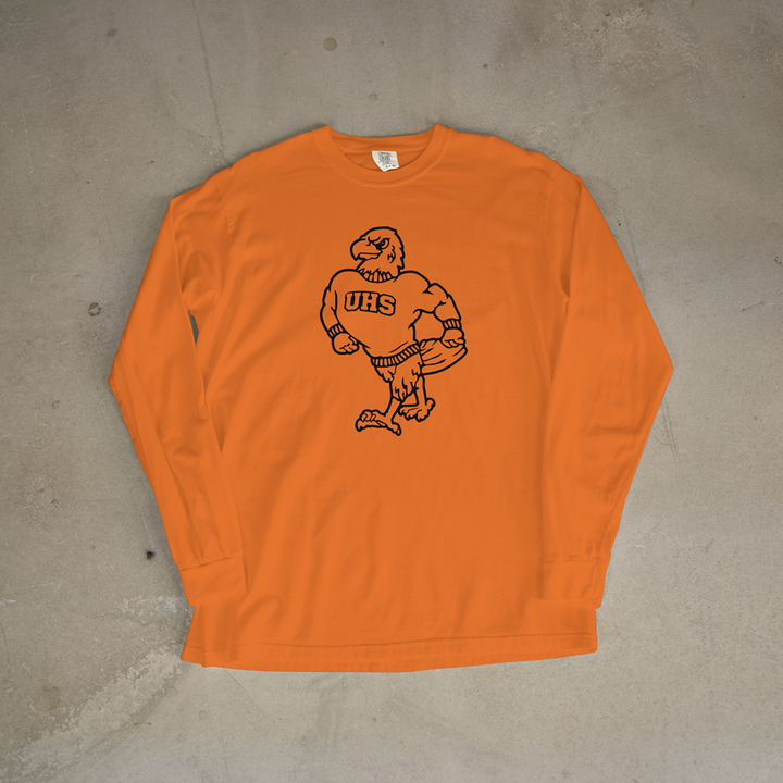 Uniontown Stomping Eagle Comfort Colors® Long Sleeve Tee