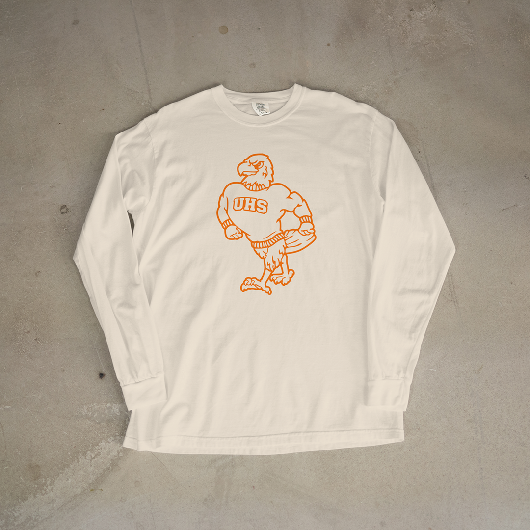 Uniontown Stomping Eagle Comfort Colors® Long Sleeve Tee