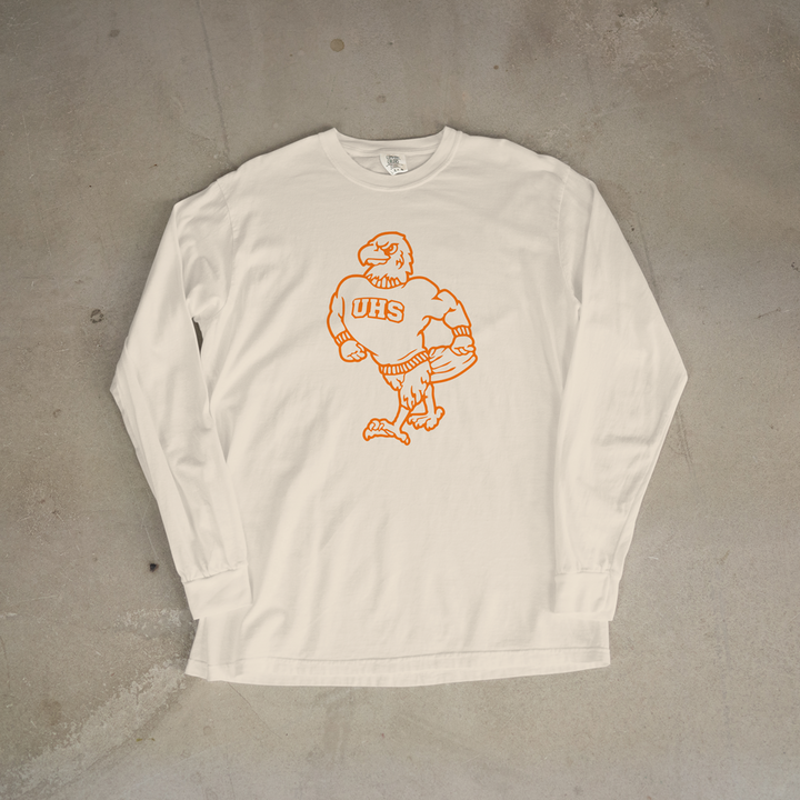 Uniontown Stomping Eagle Comfort Colors® Long Sleeve Tee