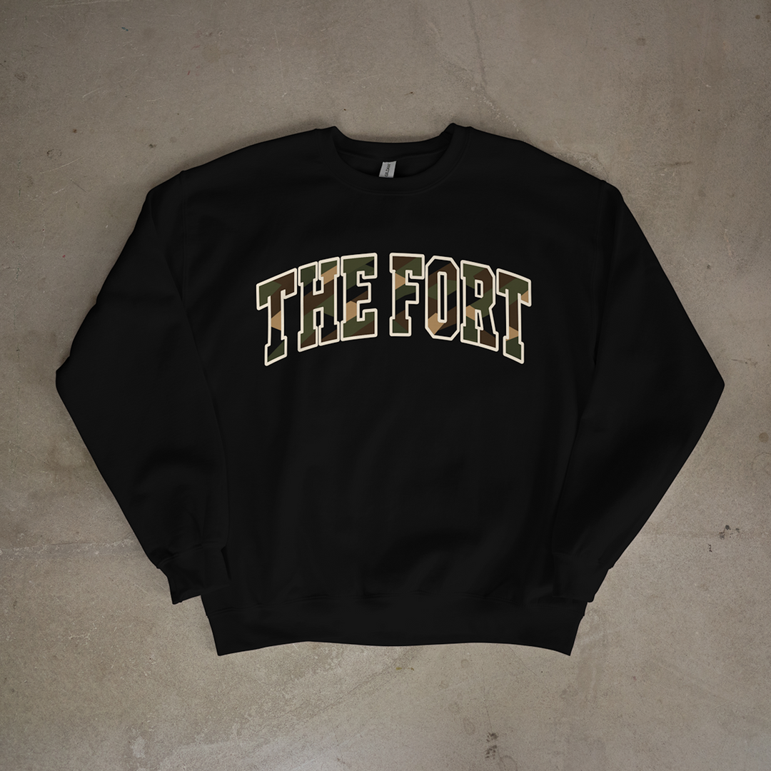 Fort Scott 'THE FORT' Camo Series Crewneck