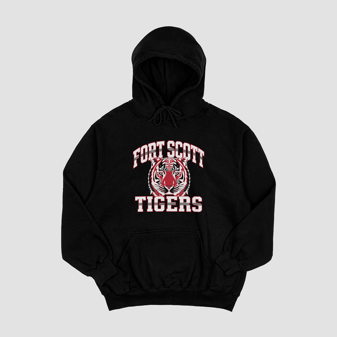 Fort Scott Tigers Tiger Power Hooded Fleece