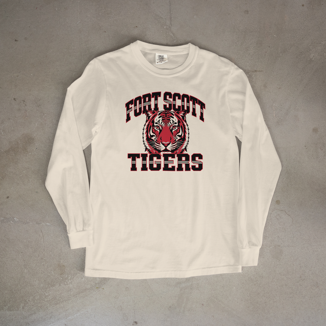 Fort Scott Tiger Power Comfort Colors® Long Sleeve Tee