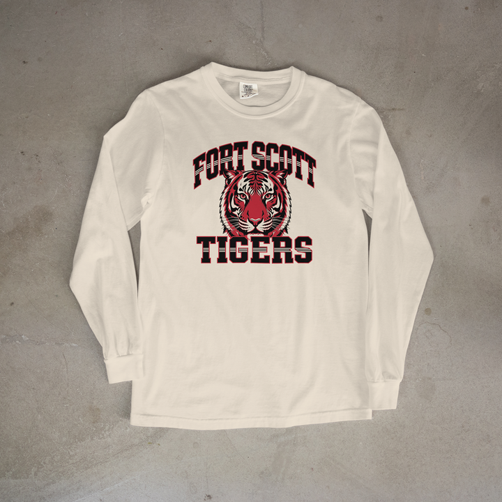 Fort Scott Tiger Power Comfort Colors® Long Sleeve Tee