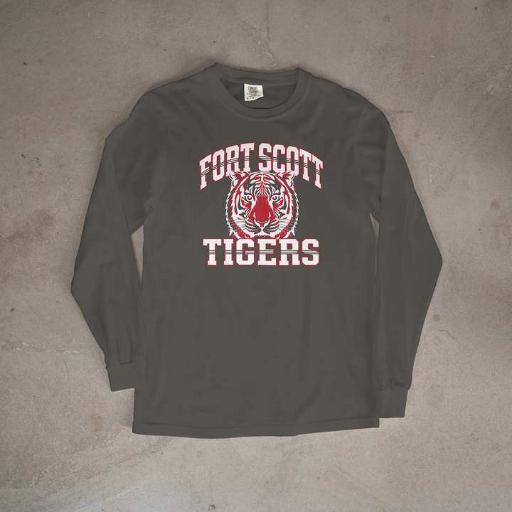 Fort Scott Tiger Power Comfort Colors® Long Sleeve Tee
