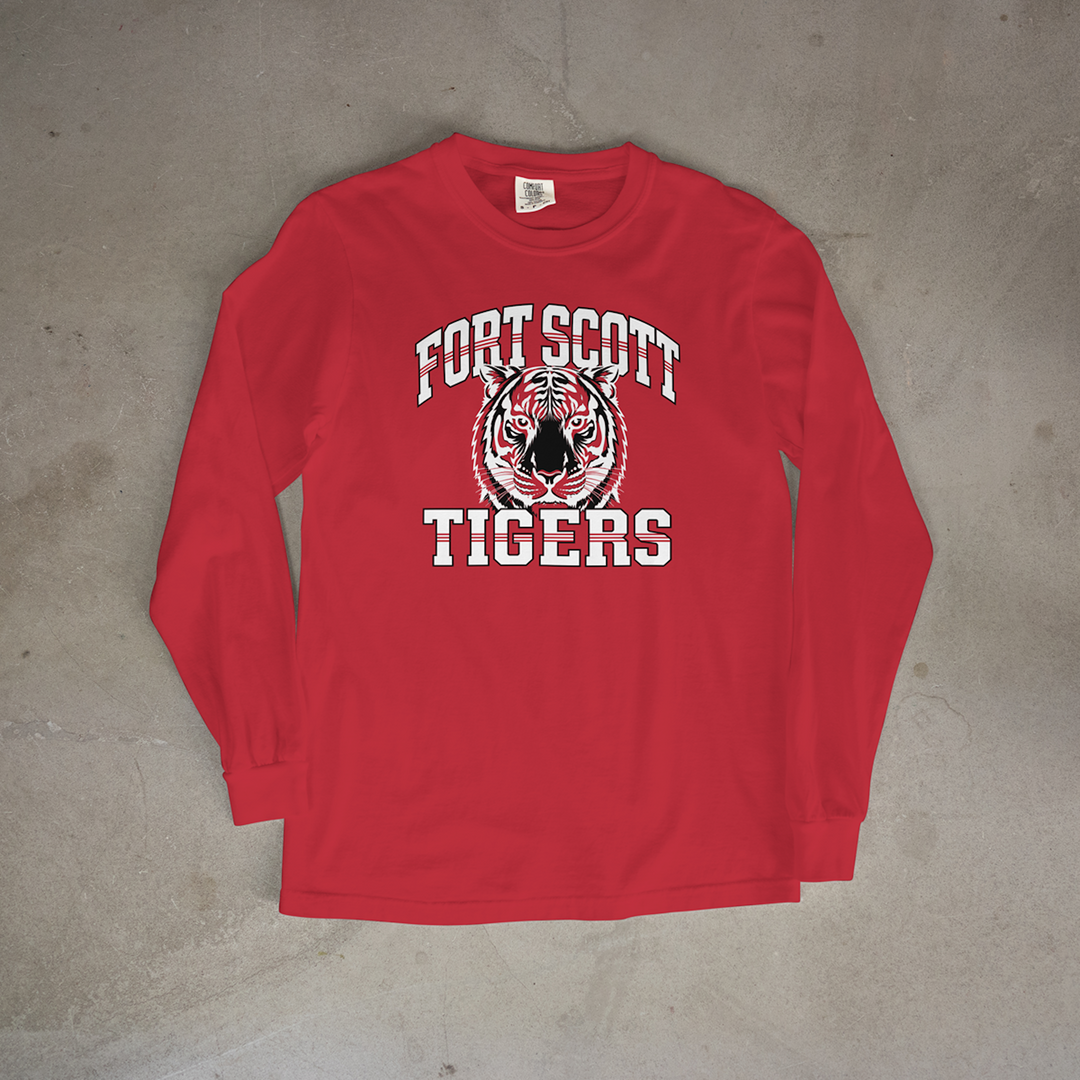 Fort Scott Tiger Power Comfort Colors® Long Sleeve Tee