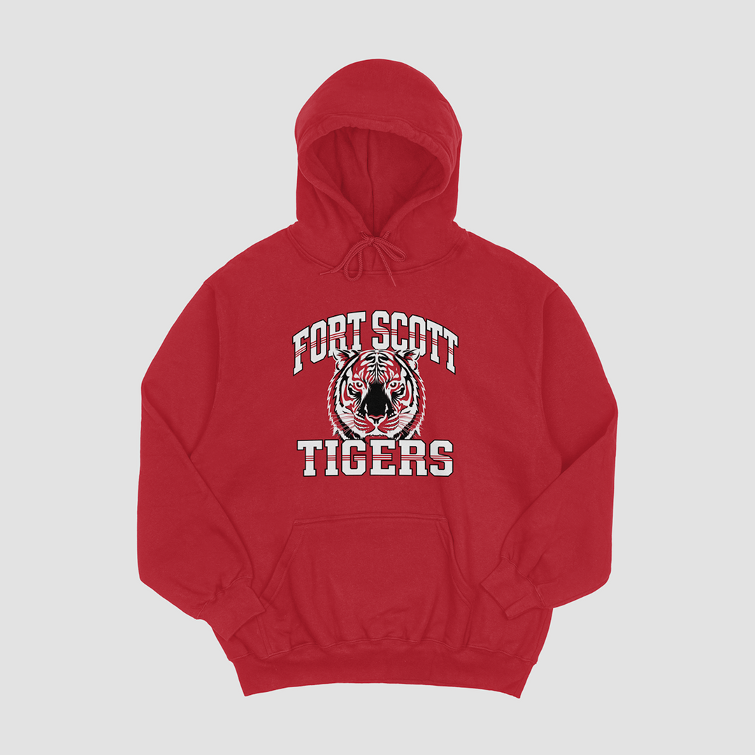 Fort Scott Tigers Tiger Power Hooded Fleece