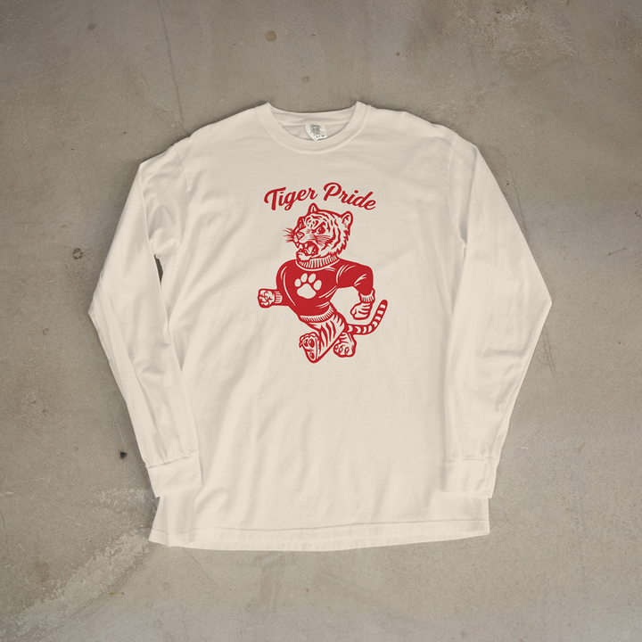 Fort Scott Retro Tiger Pride Comfort Colors® Long Sleeve Tee