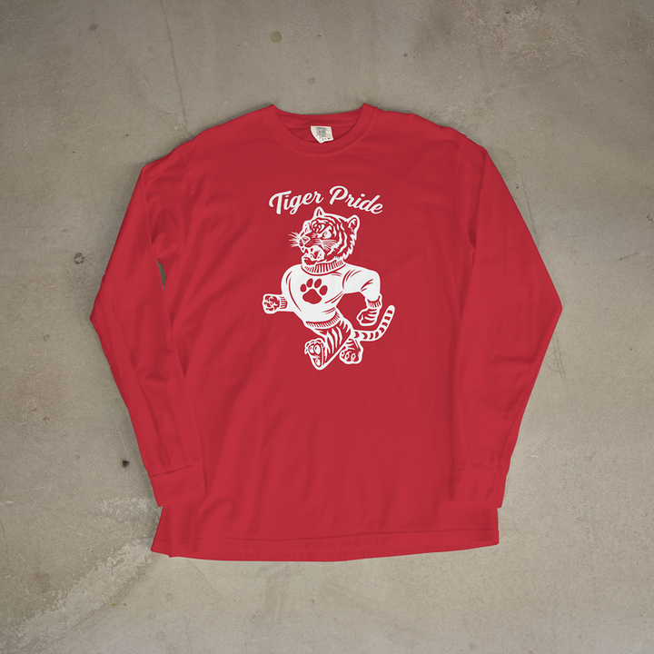 Fort Scott Retro Tiger Pride Comfort Colors® Long Sleeve Tee