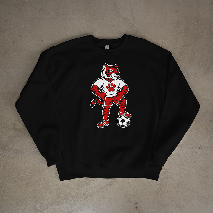 Fort Scott Tiger Soccer Mascot Crewneck