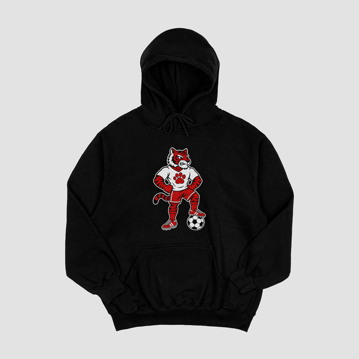 Fort Scott Tiger Soccer Mascot Hooded Fleece