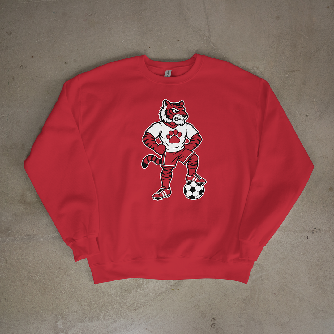 Fort Scott Tiger Soccer Mascot Crewneck