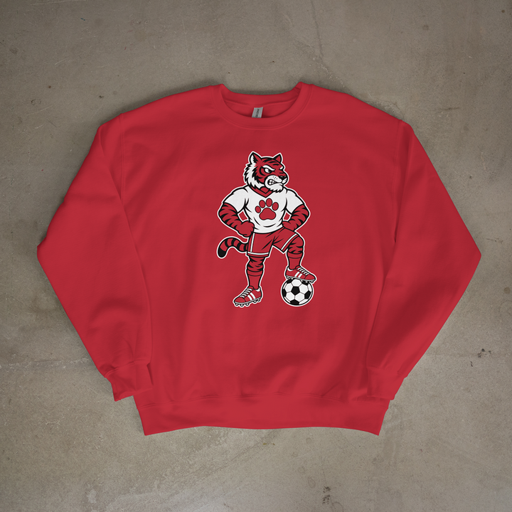 Fort Scott Tiger Soccer Mascot Crewneck