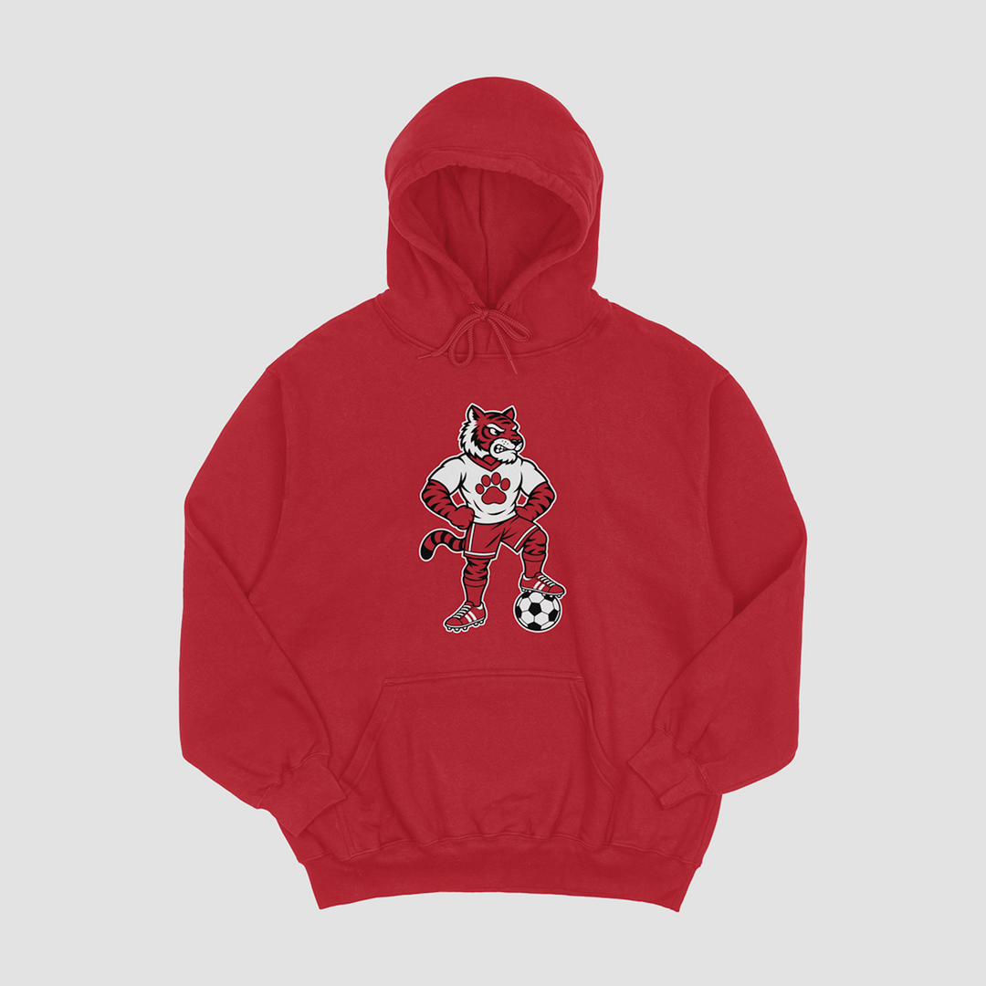 Fort Scott Tiger Soccer Mascot Hooded Fleece