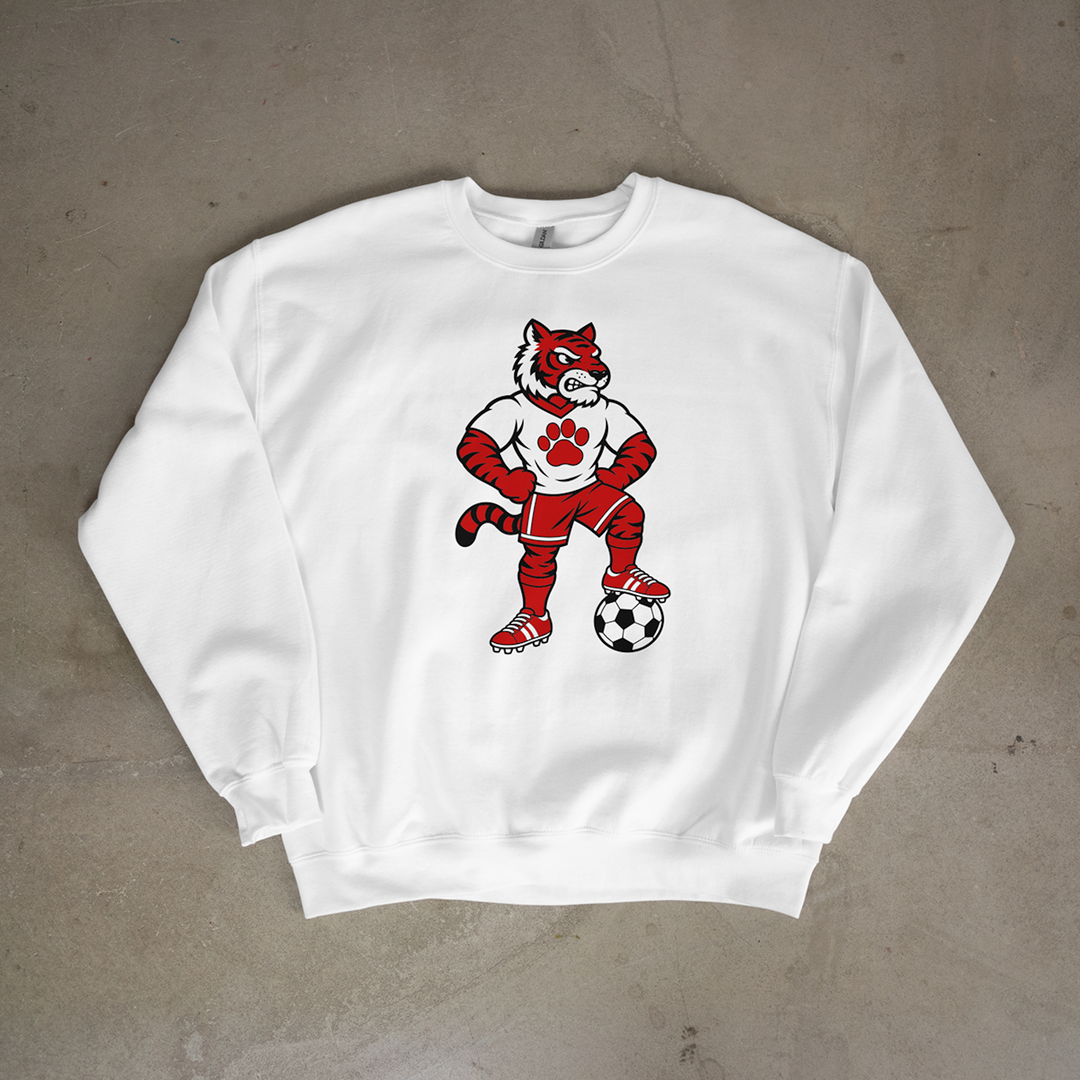 Fort Scott Tiger Soccer Mascot Crewneck