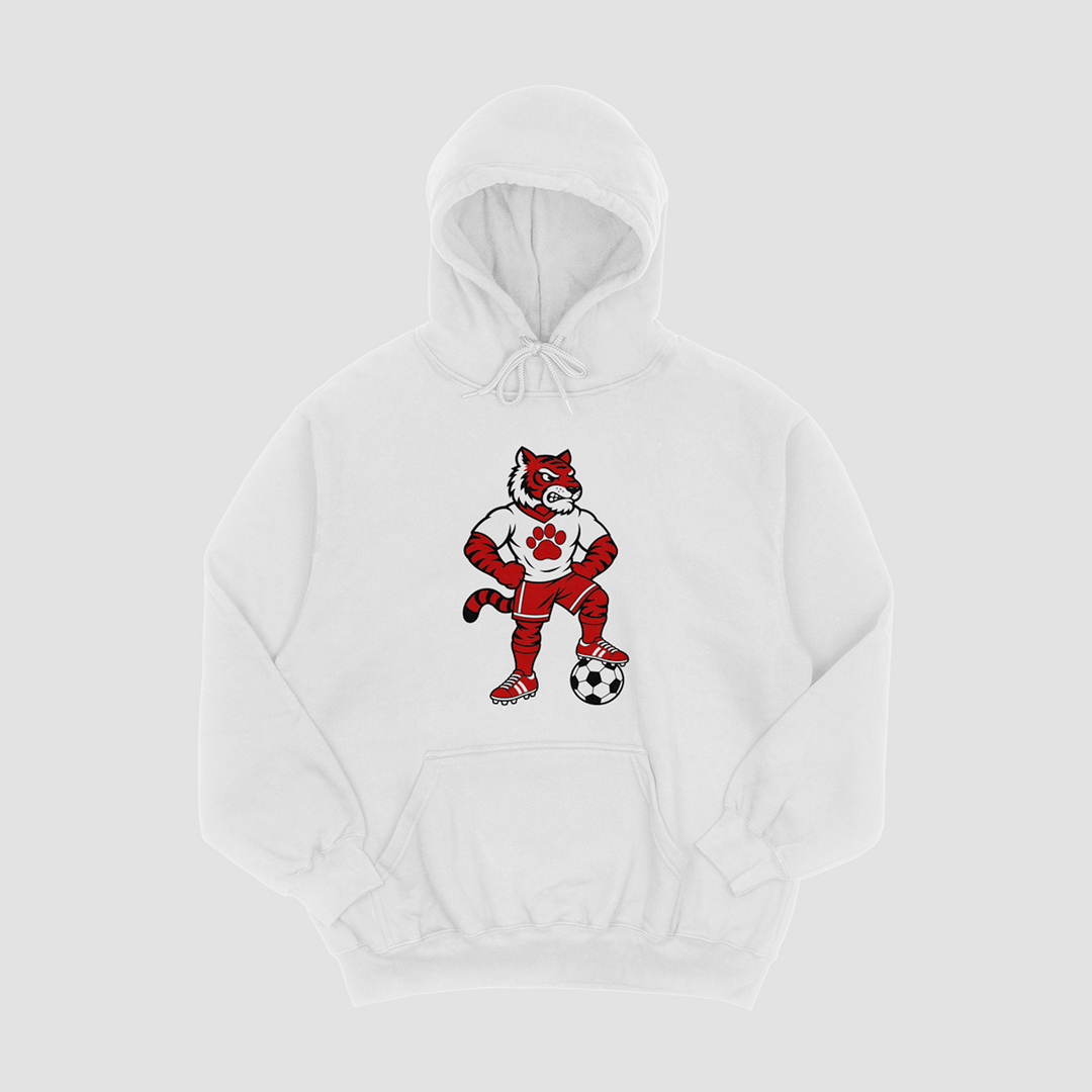 Fort Scott Tiger Soccer Mascot Hooded Fleece