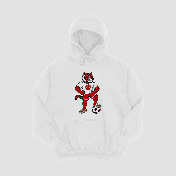 Fort Scott Tiger Soccer Mascot Hooded Fleece