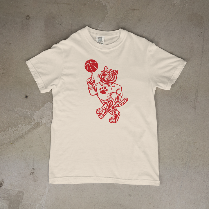 Spin Cycle Retro Tiger Comfort Colors® Short Sleeve Tee